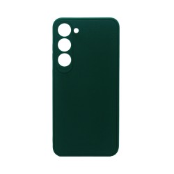 Capa de Silicone Macio com Moldura de Câmera para Samsung Galaxy S24 Plus Verde Capa de Silicone Macio com Moldura de Câmera para Samsung Galaxy S24 Plus Verde